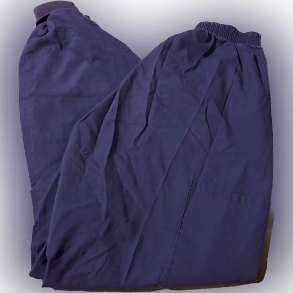 MEDLINE - purple cuffed Scrub Pants s - Picture 1 of 4